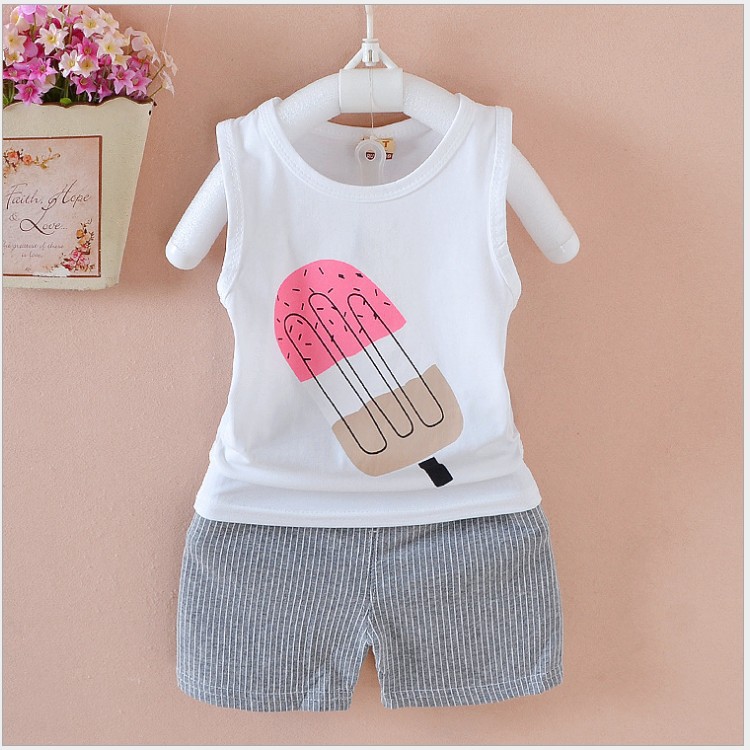 my2548 เสื้อกล้าม+กางเกง size 80-110 จำนวน 4ตัว ต่อแพ็ค