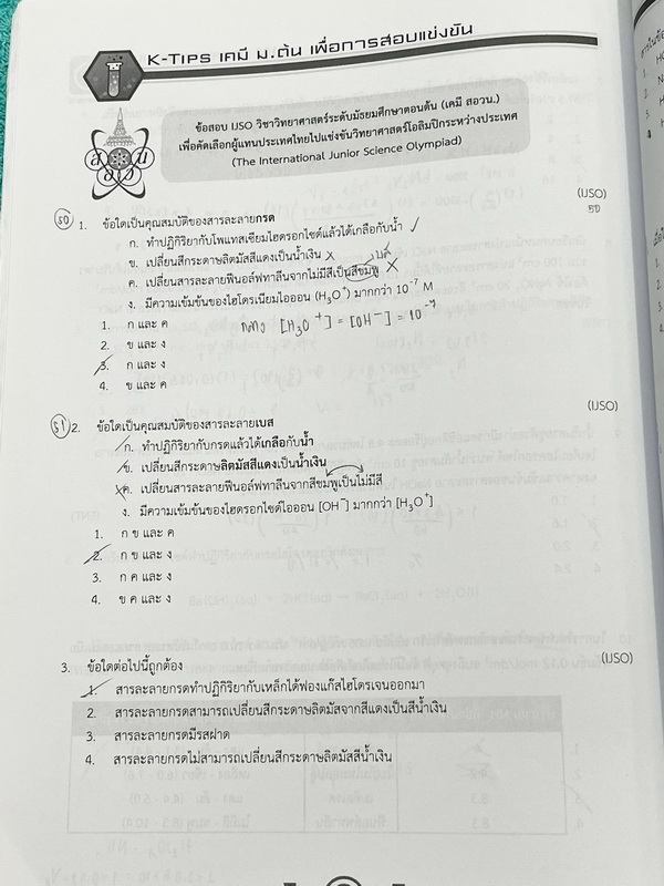 ►หนังสือติวสอบ IJSO ,สอบเข้ามหิดลวิทย์ ,สอบเข้าเตรียมอุดม◄ ครบเซ็ท เคมีพี่เคนออนดีมานด์ระดับชั้นม.ต้น ม.1-2-3 รวม 6 เล่ม เนื้อหาคลอบคลุมการสอบเข้า ร.ร.เตรียมอุดม มหิดลวิทย์ และการสอบ IJSO ในหนังสือมีสรุปเนื้อหาวิชาเคมีระดับชั้น ม.ต้น มีโจทย์ข้อสอบระดับยาก