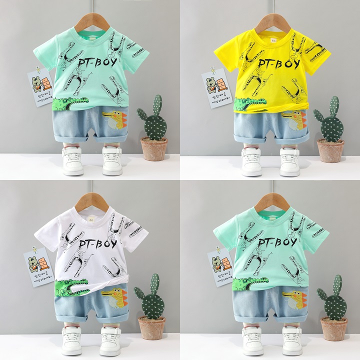 ha1562 เสื้อ+กางเกง size 80-110 จำนวน 4 ตัวต่อแพ็ค