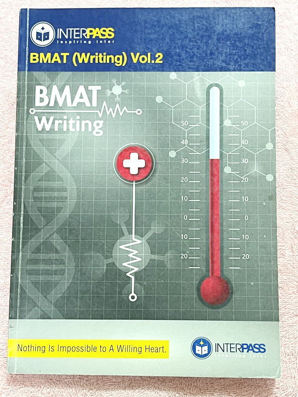 ►สอบแพทย์ BMAT◄ หนังสือกวดวิชา Interpass สอบ BMAT Writing Vol.2 มีสรุปเนื้อหาสำคัญในการเขียน Writing ครอบคลุมทั้งในการเขียนบทความ การเขียน Essay , Journal มีเทคนิค Trick & Tips เยอะมาก มีจุดสำคัญและข้อควรระวังต่างๆที่ควรจำ ในหนังสือมีจดบางหน้า จดละเอียด ล