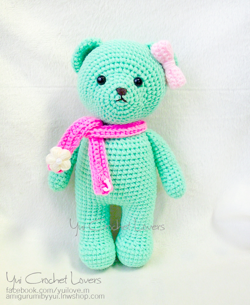 ตุ๊กตาถักไหมพรมหมี เท็ดดี้แบร์ Teddy Bear