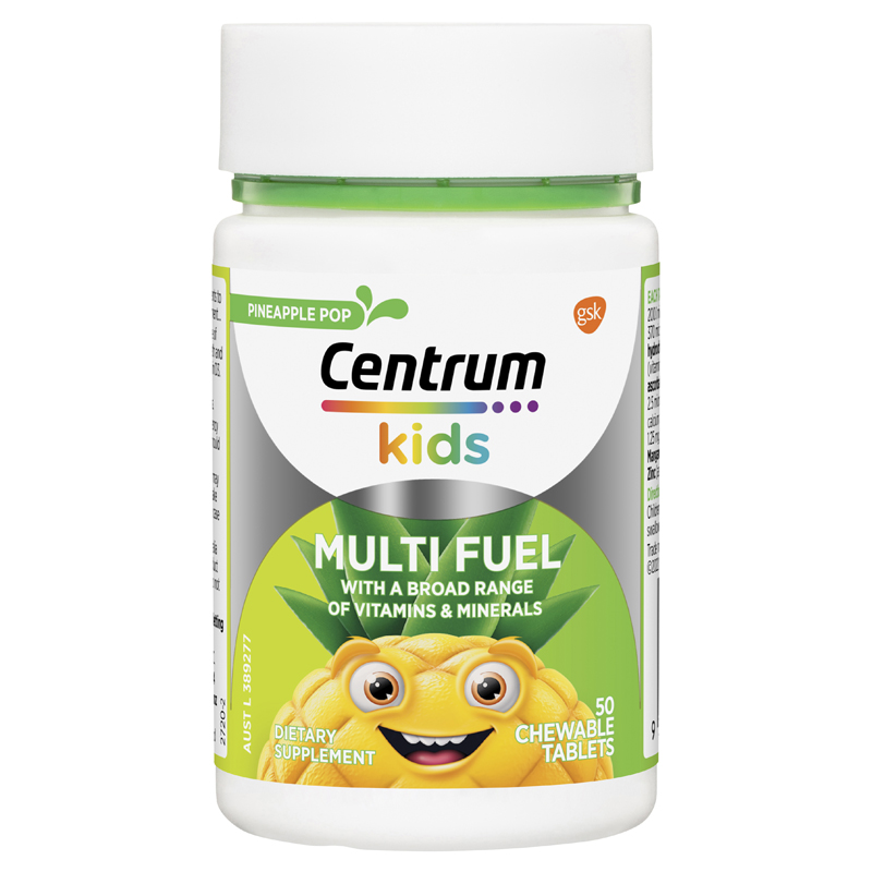 พร้อมส่งฟรี Centrum Kids Multi Fuel 50 Chewable Tablets
