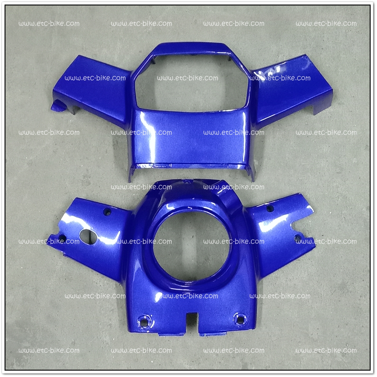 หน้ากาก บน-ล่าง RC100 สีน้ำเงินใหม่S44