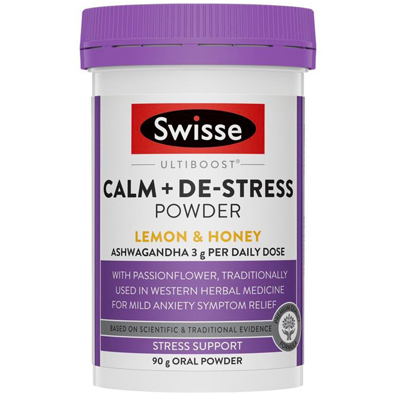 พร้อมส่ง ลดเครียดแบบชง Swisse Ultiboost Calm & De-Stress Powder