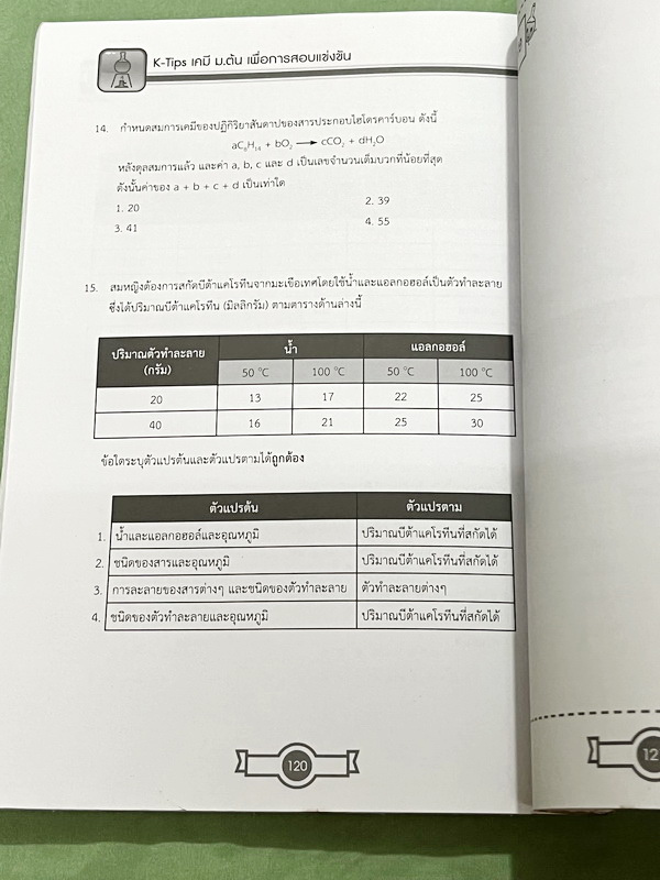 ►สอบเข้าเตรียมอุดม◄ หนังสือกวดวิชา Ondemand พี่เคนออนดีมานด์ Upskill ตะลุยโจทย์เคมีเข้าเตรียมอุดม + ไฟล์เฉลย ในหนังสือมีโจทย์รวมทั้งหมด 15 ชุด ในหนังสือมีเขียนบางหน้า // มีไฟล์เฉลยละเอียดบางข้อส่งให้ต่างหาก อาจารย์มีแทรกเทคนิคลัดและวิธีการทำโจทย์อย่างละเอ