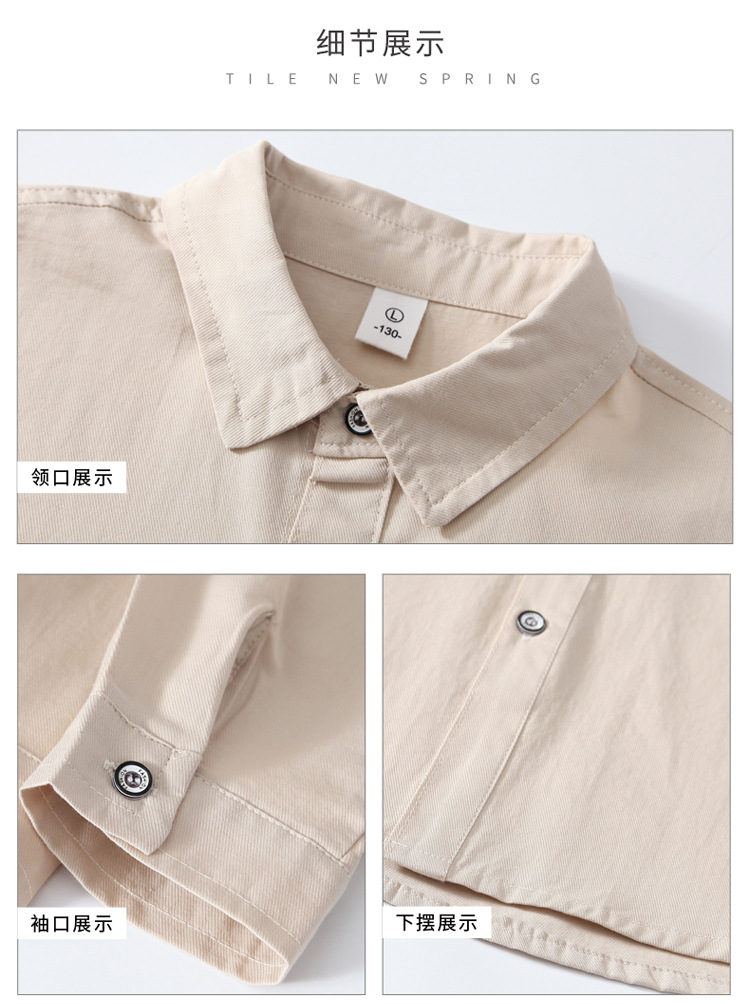 pa496 เสื้อเชิร์ตแขนยาว 110-160 จำนวน3 ตัวต่อแพ็ค (เลือกไซส์ได้ให้ครบแพ็ค)