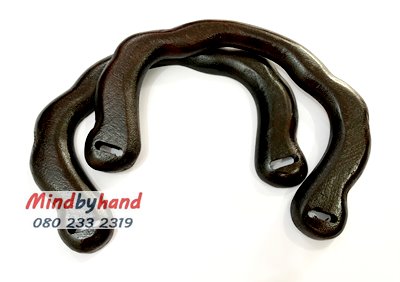 หูกระเป๋าไม้ ทรงมะขาม