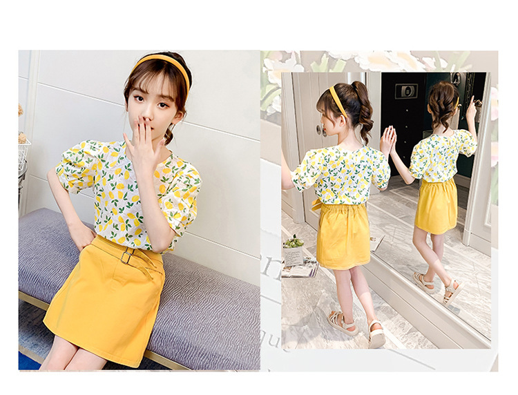 dr4890 เสื้อ+กระโปรง เด็กโต 3 ตัวต่อแพ็ค 110-170 (เลือกไซส์ได้ให้ครบแพ็ค)