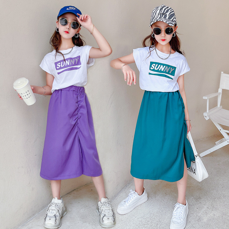 dr5422 เสื้อ+กระโปรง เด็กโต 3 ตัวต่อแพ็ค 110-170 (เลือกไซส์ได้ให้ครบแพ็ค)