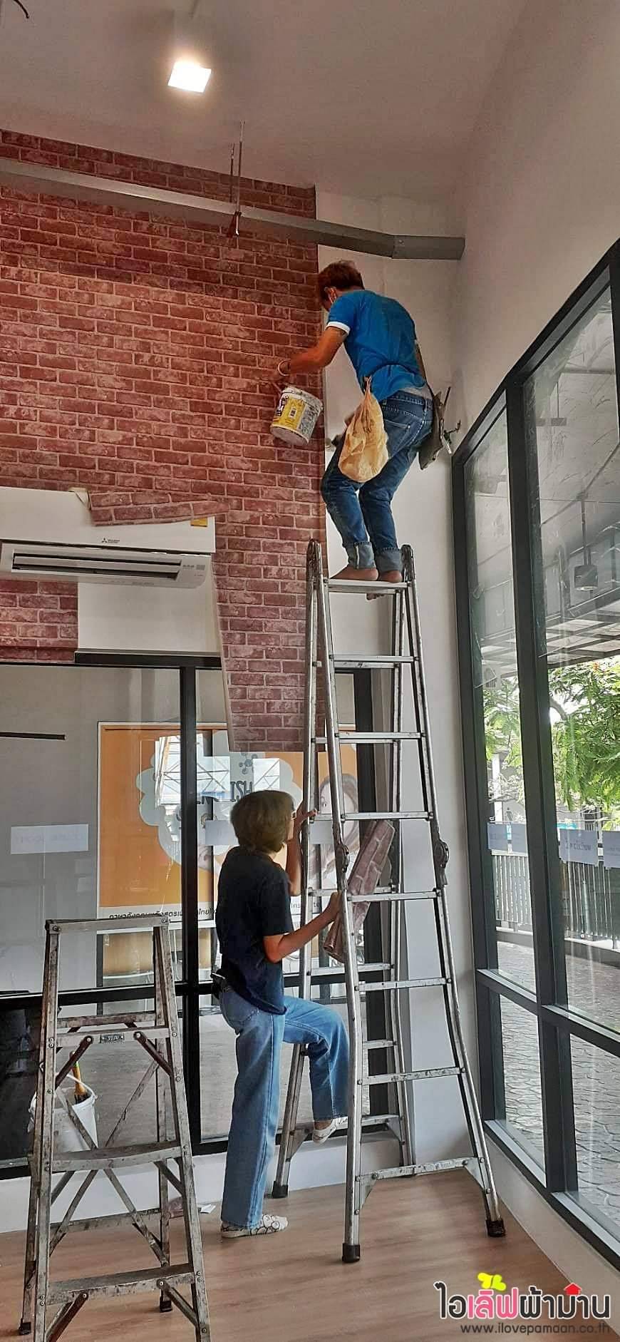 [H511] ผลงานการติดตั้ง วอลเปเปอร์ หน้างาน ธารา อเวนิว รังสิต คลอง 3 🏡🌳🌤