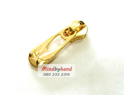 หัวซิป สีทอง #5 (สำหรับฟันเหล็ก)