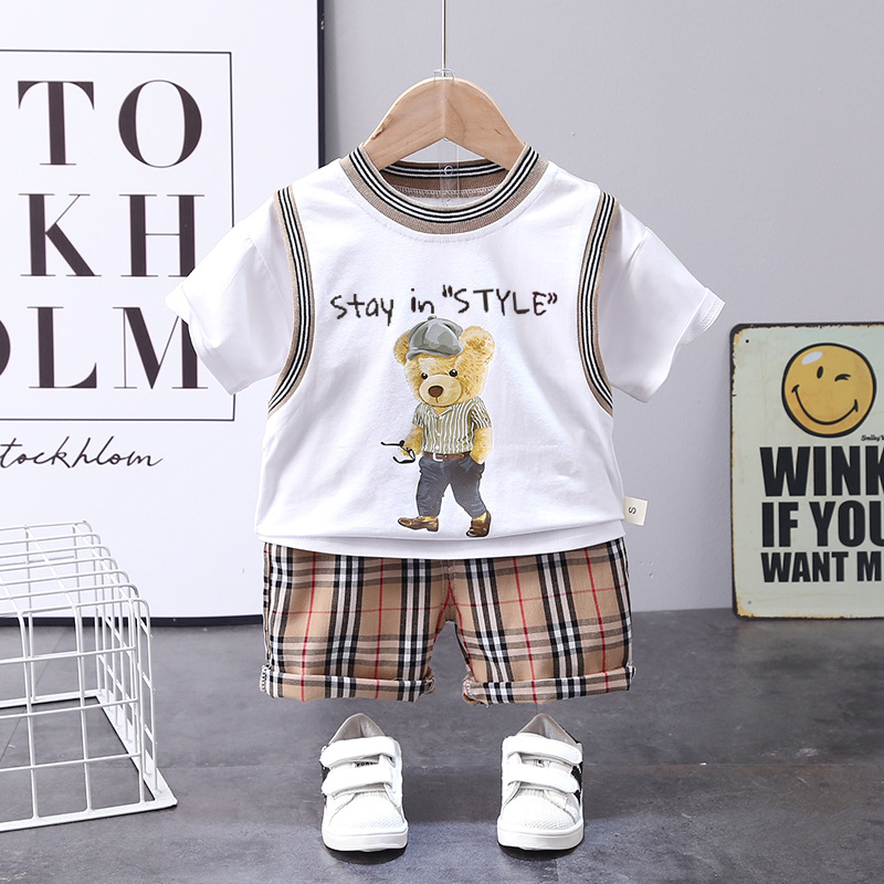 ha1481 เสื้อ+กางเกง size 80-110 จำนวน 4 ตัวต่อแพ็ค