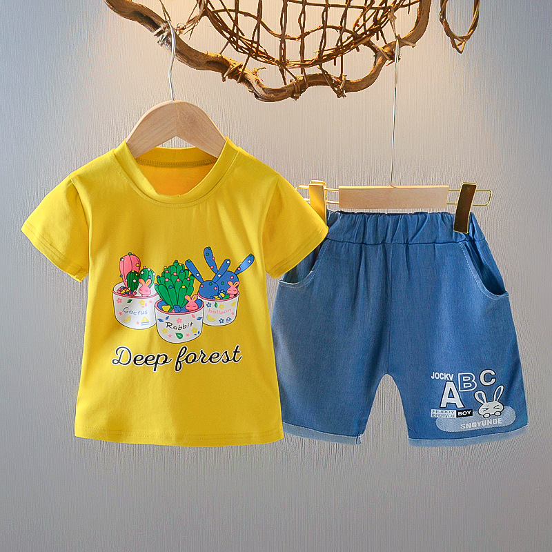 ha1374 เสื้อ+กางเกง size 80-110 จำนวน 4 ตัวต่อแพ็ค