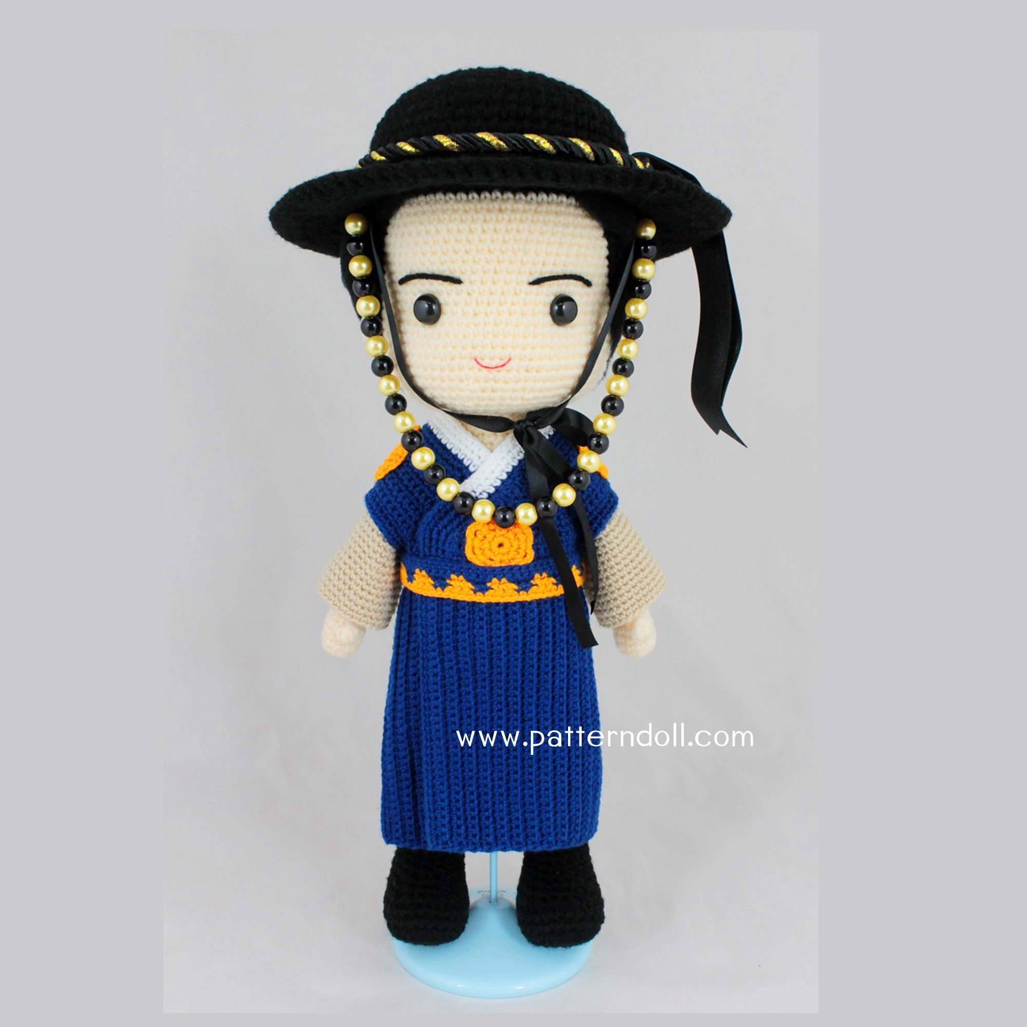 หนังสืองานฝีมือตุ๊กตาถักโครเชต์คู่รักชุดฮันบก