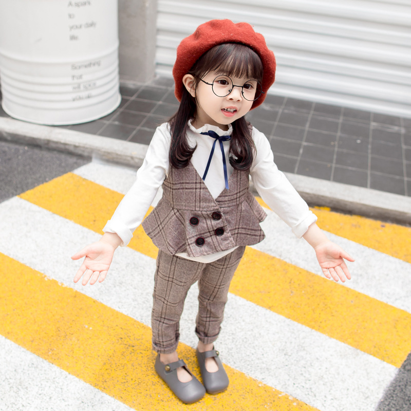ha526 ชุดสูทเสื้อ+กางเกงเกง+เสื้อกั๊ก size 80-120 5ตัวต่อแพ็ค