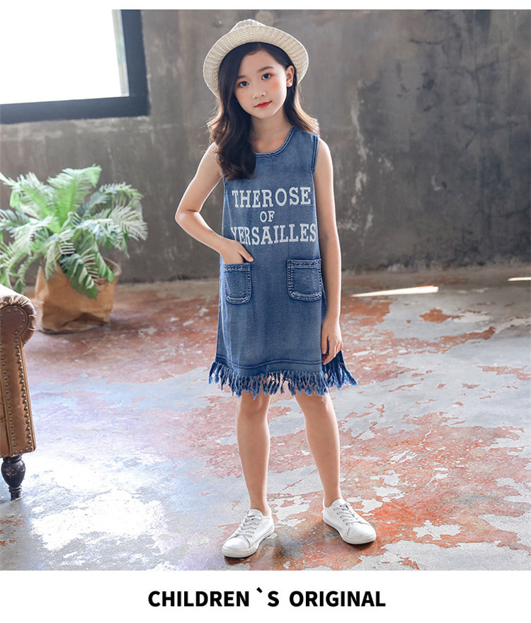 dr4918 เดรส เด็กโต 3 ตัวต่อแพ็ค 120-160 (เลือกไซส์ได้ให้ครบแพ็ค)