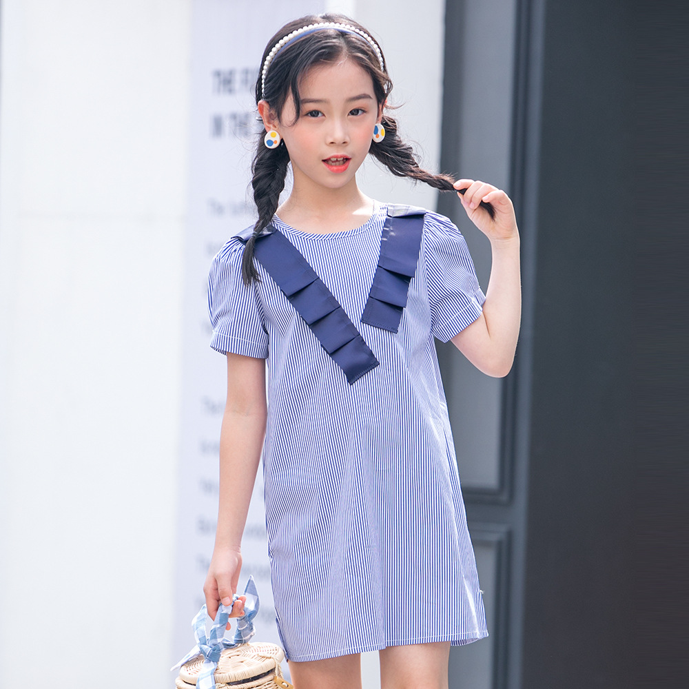 mu758 เดรส 3 ตัวต่อแพ็ค เด็กโต size 110-140 (เลือกให้ครบแพ็ค) **โรงงานลดราคาจนกว่าสินค้าจะหมด**