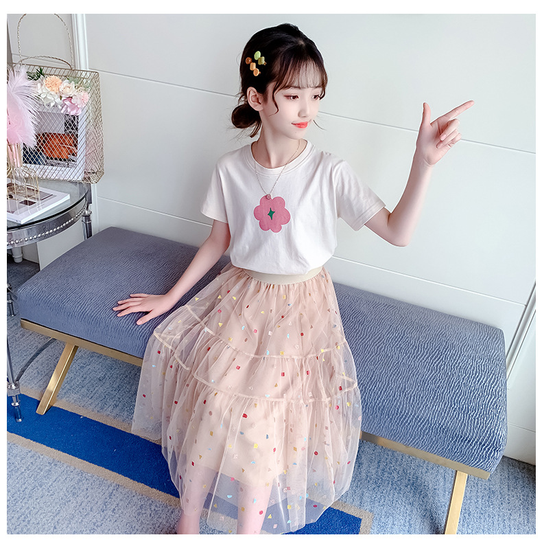 dr5138 เสื้อ+กระโปรง เด็กโต 3 ตัวต่อแพ็ค 110-170 (เลือกไซส์ได้ให้ครบแพ็ค)
