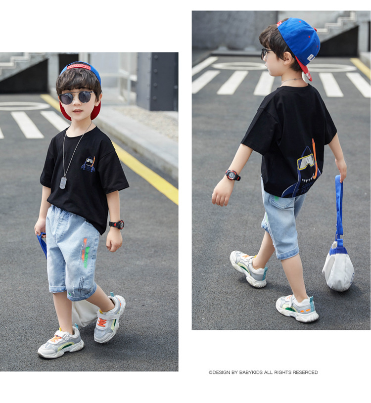 pa405 เสื้อ+กางเกงยีนส์ 110-130 จำนวน3 ตัวต่อแพ็ค (เลือกไซส์ได้ให้ครบแพ็ค)