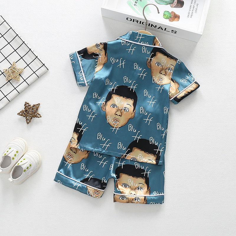 ha1309 ชุดนอน เสื้อ+กางเกง size 80-110 จำนวน 4 ตัวต่อแพ็ค