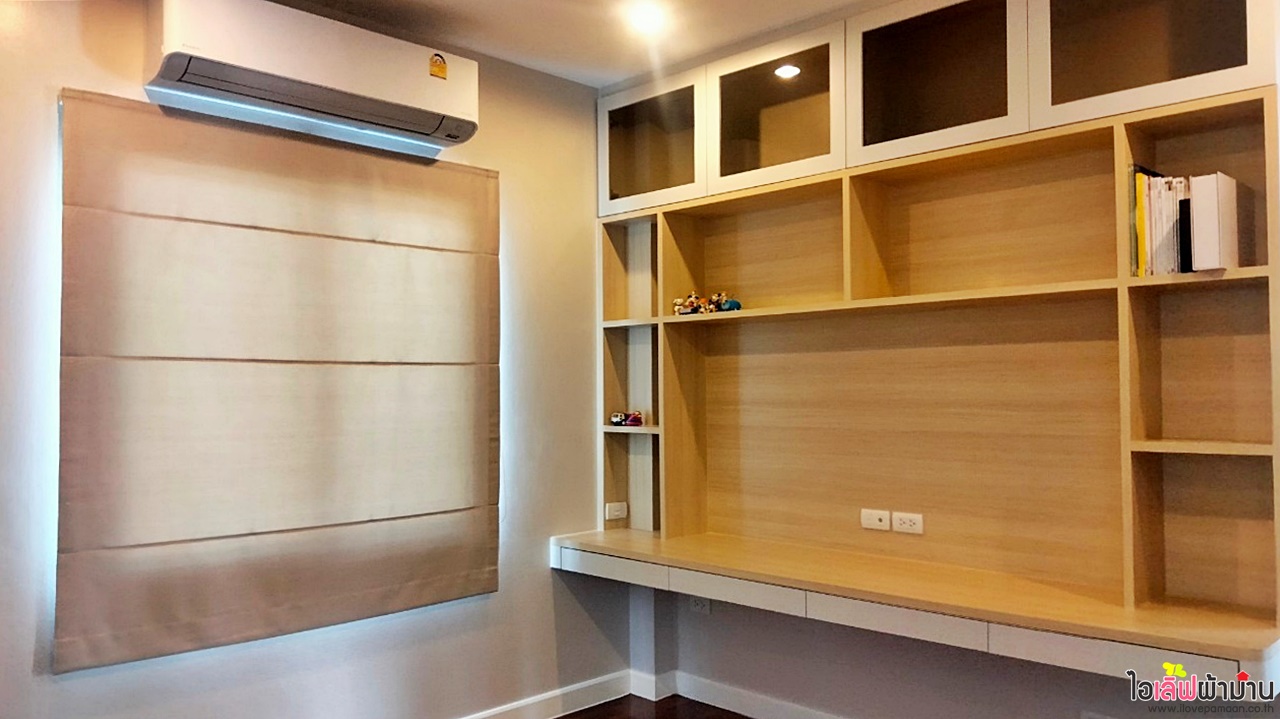 [H507] ผลงานติดตั้งผ้าม่าน และมู่ลี่ไม้🏡🌳หน้างานธีรินทร์ พาร์ค จรัญฯ 13–กาญจนาภิเษก🏠🏡