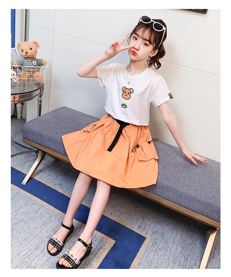 dr5003 เสื้อ+กระโปรง เด็กโต 3 ตัวต่อแพ็ค 110-160 (เลือกไซส์ได้ให้ครบแพ็ค)