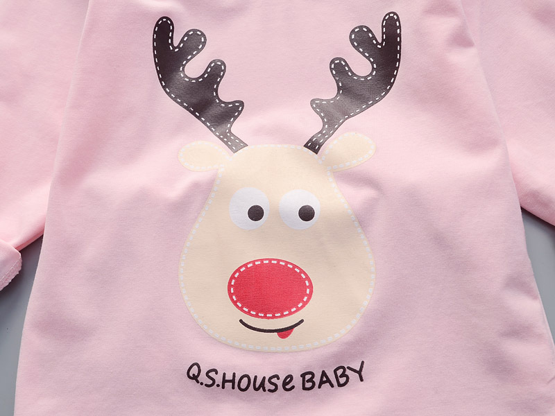ha538 ชุดนอน เสื้อแขนยาว+กางเกงขายาว size 80-110 4ตัวต่อแพ็ค