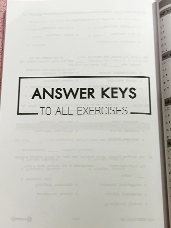►หนังสือครูพี่แนน Enconcept◄ หนังสือ Complete Vocab 10000 รวมโจทย์ข้อสอบวิชาภาษาอังกฤษเรื่อง Vocab เน้นฝึกทำโจทย์ด้าน Vocab โดยเฉพาะ ด้านหลังมี Answer Keys to All Exercises เฉลยของอาจารย์ครบทุกข้อ ในหนังสือมีเขียนบางหน้า