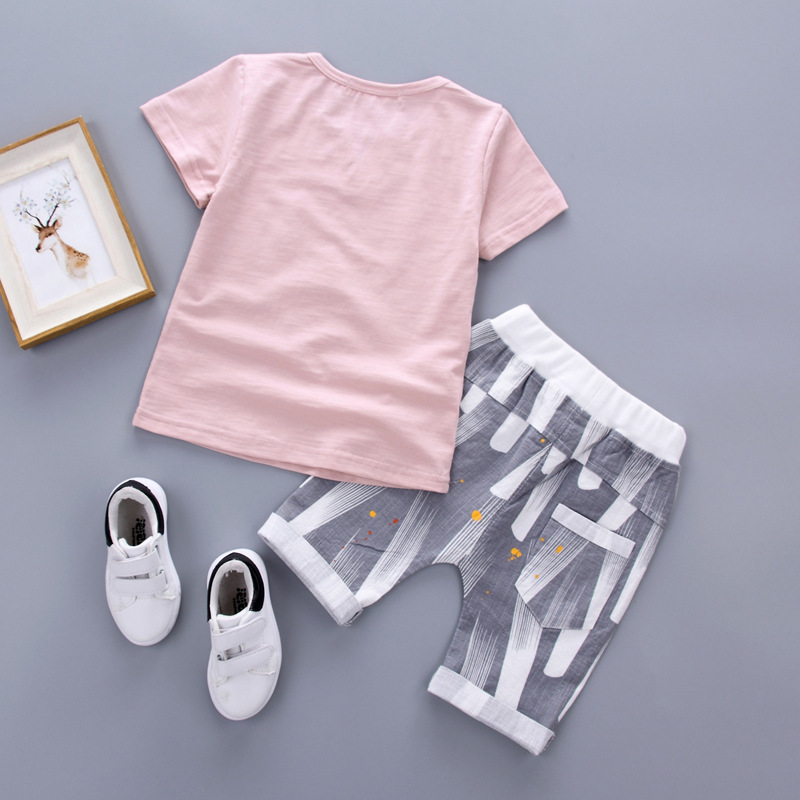ha344 เสื้อ+กางเกง size 80-110 4ตัวต่อแพ็ค