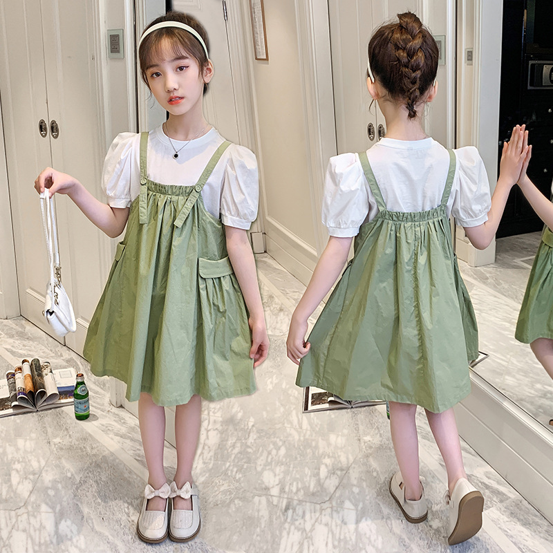 dr4989 เสื้อ+กระโปรง เด็กโต 3 ตัวต่อแพ็ค 110-170 (เลือกไซส์ได้ให้ครบแพ็ค)