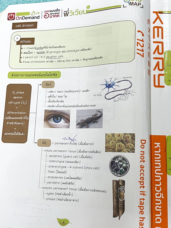 ►ชีววิทยา ม.ปลาย◄ หนังสือกวดวิชาออนดีมานด์ ชีววิทยาพี่วิเวียน TCAS ครบเซ็ท 6 เล่ม + ไฟล์โจทย์ข้อสอบปี 2565-2566 และเฉลยละเอียด - ในหนังสือมีสรุปเนื้อหาวิชาชีววิทยา ม.ปลายอย่างละเอียด เนื้อหาครอบคลุมตั้งแต่ระดับชั้น ม.4-5-6 เนื้อหาลึกถึงสอบเข้ามหาลัย หนังส