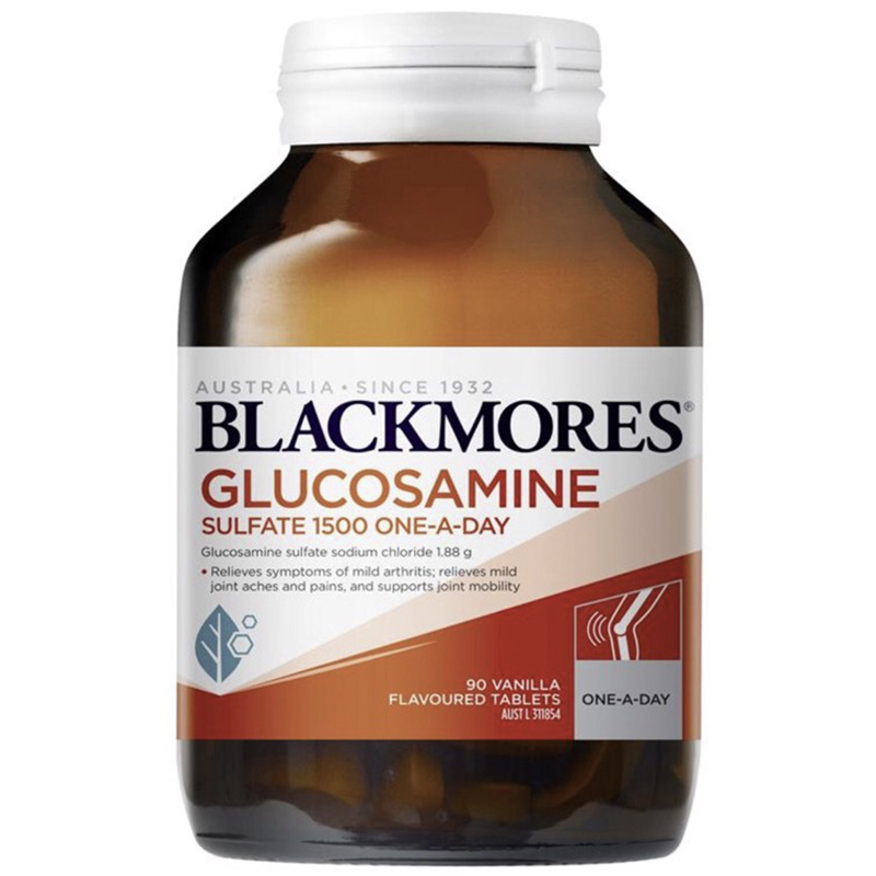 พร้อมส่ง ลดอาการโรคข้ออักเสบ บำรุงกระดูก Blackmores Glucosamine 1500 mg