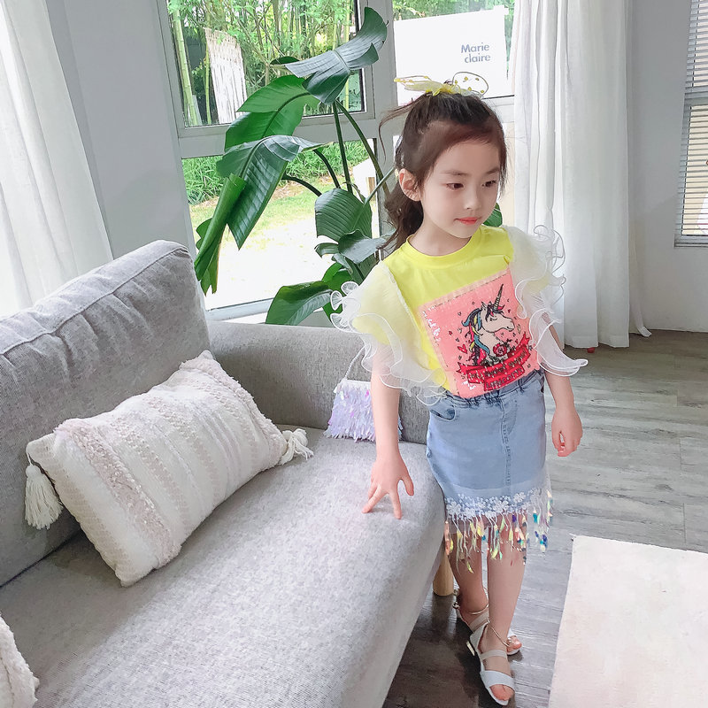 yw973 เสื้อ+กระโปรง size 7-15 5 ชุดต่อแพ็ค