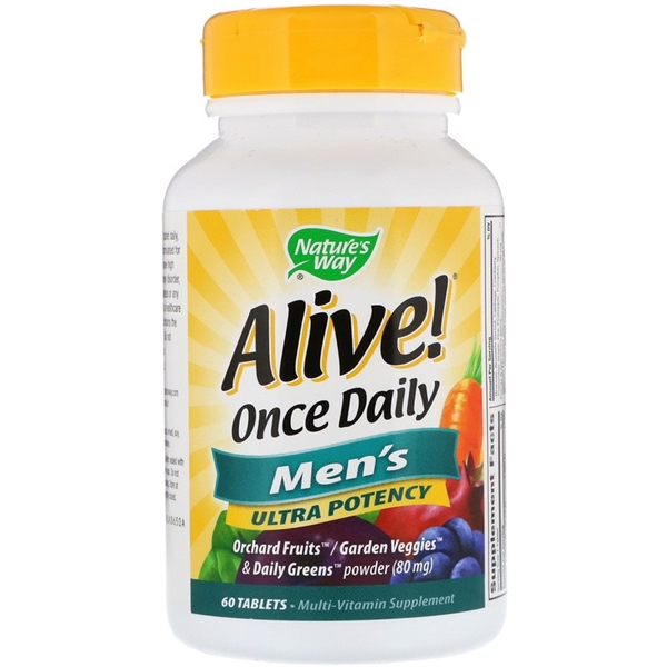พร้อมส่ง วิตามินรวมผู้ชาย Nature's Way Alive! Once Daily Men's Multi-Vitamin