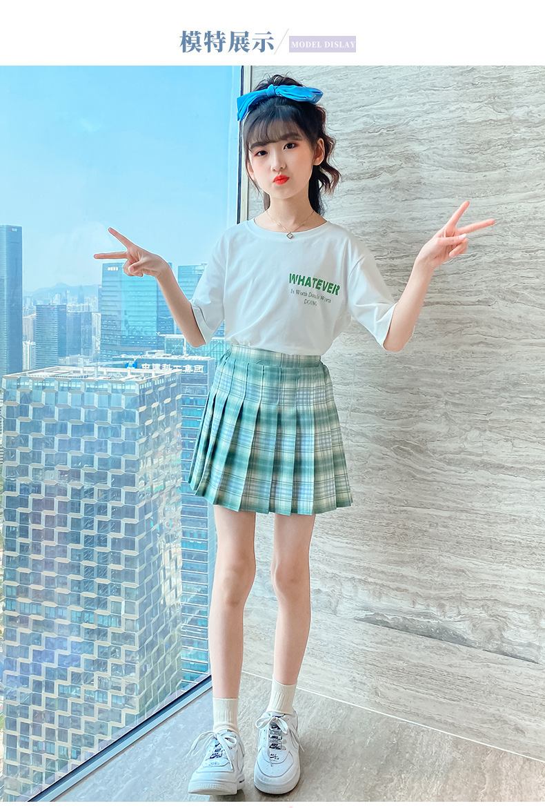 dr5487 เสื้อ+กระโปรง เด็กโต 3 ตัวต่อแพ็ค 110-160 (เลือกไซส์ได้ให้ครบแพ็ค)