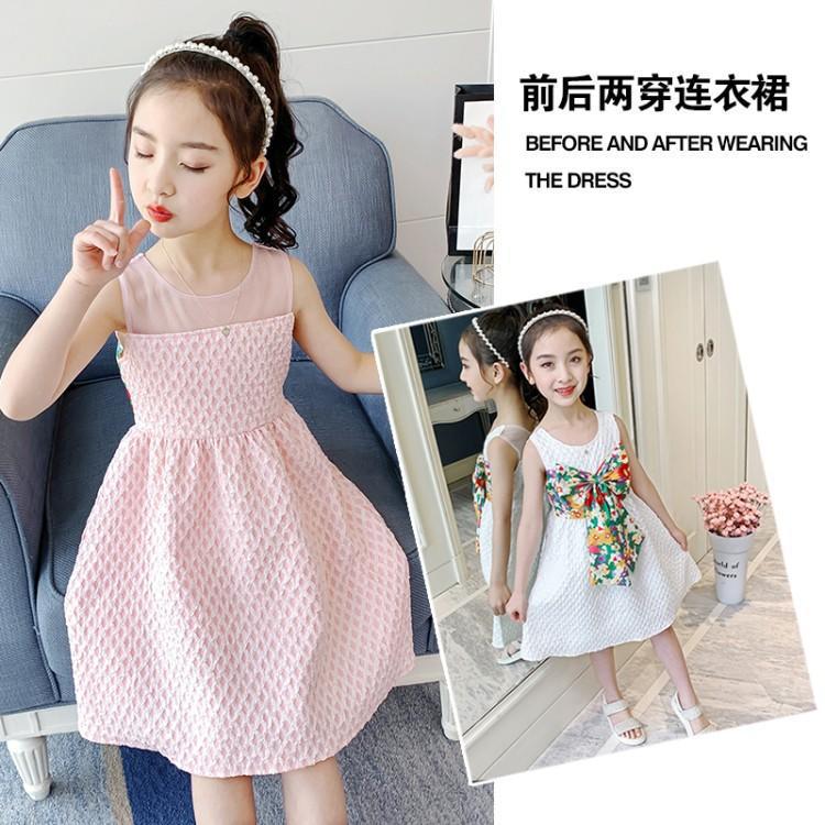 dr4879 เดรส เด็กโต 3 ตัวต่อแพ็ค 110-160 (เลือกไซส์ได้ให้ครบแพ็ค)