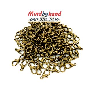 ตะขอก้ามปูเล็ก สีรมควัน ขนาด 1.2 cm.