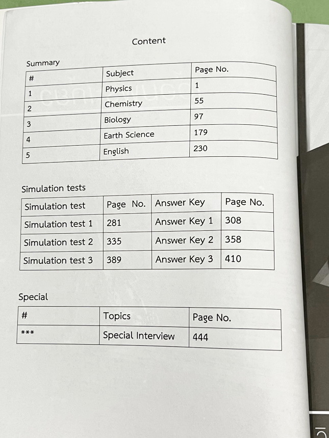 ►หนังสือเอื้อมพระเกี้ยว◄ เอื้อมพระเกี้ยว 11 จิรทศปภัสสร์ชัชวาล เรียบเรียงโดย น.ร.ในโครงการพัฒนาศักยภาพด้านคณิตศาสตร์รุ่นที่ 17 โรงเรียนเตรียมอุดมศึกษา หนังสือสรุปเนื้อหาสำคัญวิชาวิทยาศาสตร์ ภาษาอังกฤษ พร้อมแบบฝึกหัดและคำอธิบายเฉลยละเอียด มีเนื้อหาเพื่อเตร
