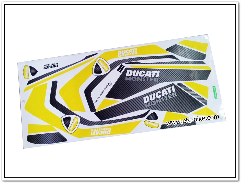 สติ๊กเกอร์ MSX-DUCATI ติดรถสีแดง