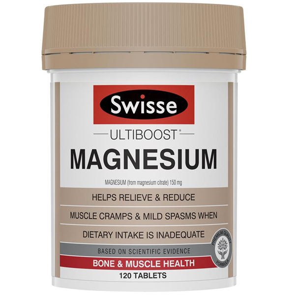 พร้อมส่ง แมกนีเซียม Swisse Ultiboost Magnesium 120 เม็ด