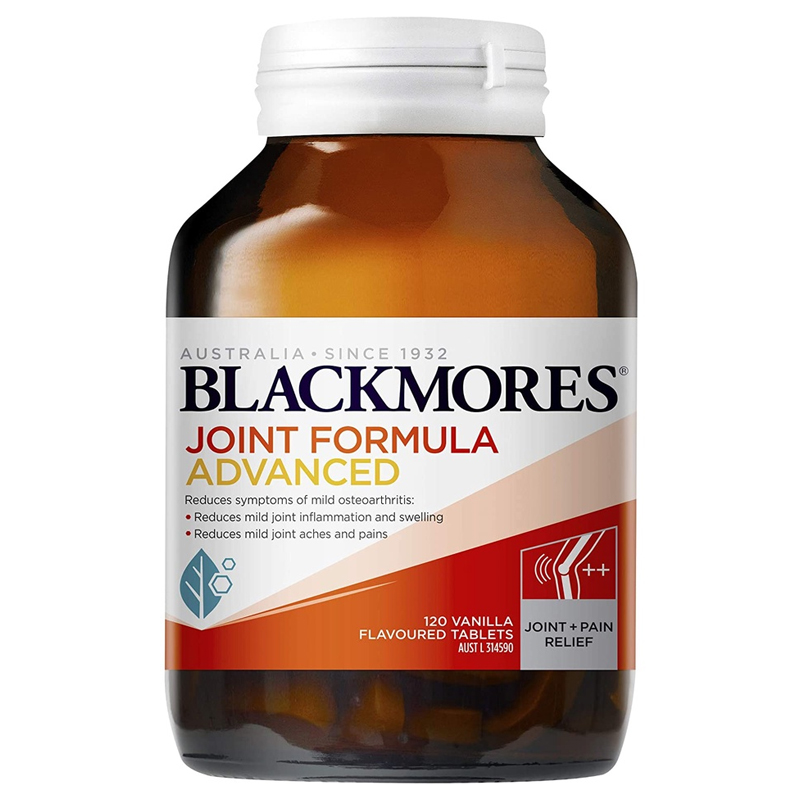 พร้อมส่งฟรี Blackmores Joint Formula Advanced 120 Tablets ลดการปวดข้อเล็กน้อย ข้ออักเสบ