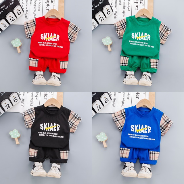 ha1398 เสื้อ+กางเกง size 80-110 จำนวน 4 ตัวต่อแพ็ค