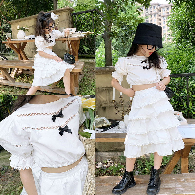 yw1349 เสื้อ+กระโปรง size 7-15 5 ชุดต่อแพ็ค