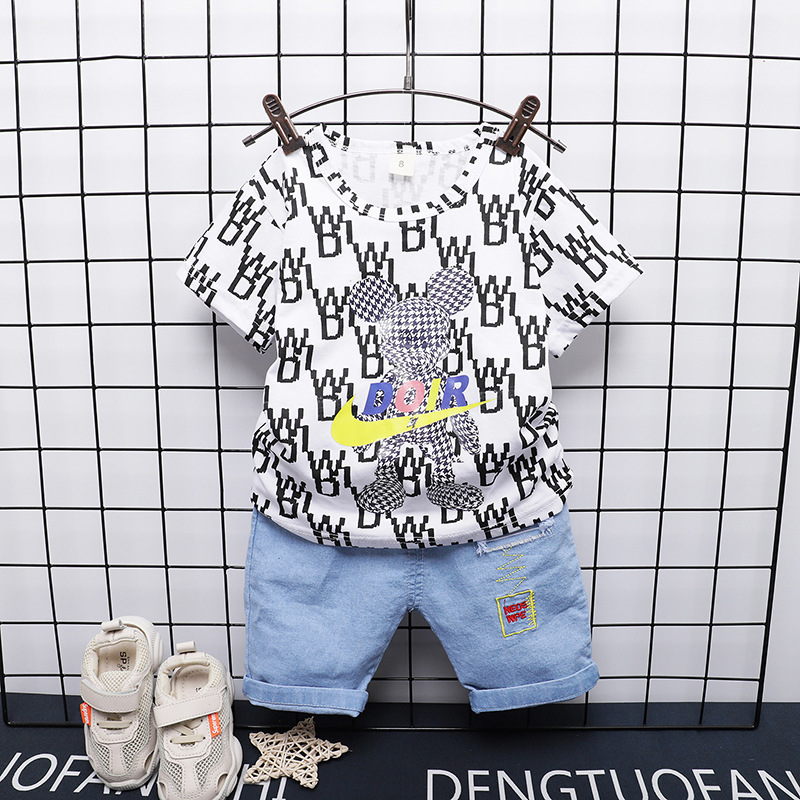 ha1385 เสื้อ+กางเกง size 90-120 จำนวน 4 ตัวต่อแพ็ค