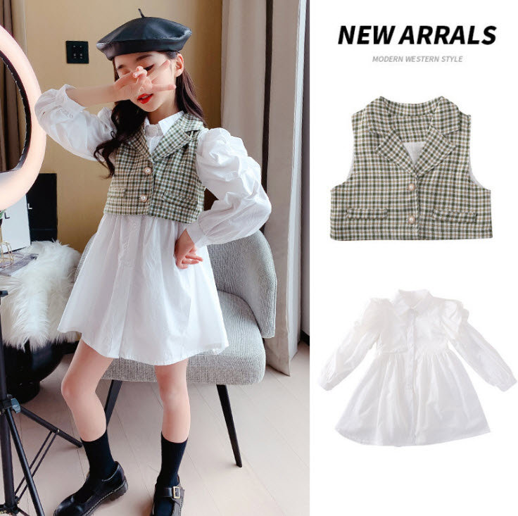 dr4670 เสื้อ+เดรส เด็กโต 3 ตัวต่อแพ็ค 110-160 (เลือกไซส์ได้ให้ครบแพ็ค)