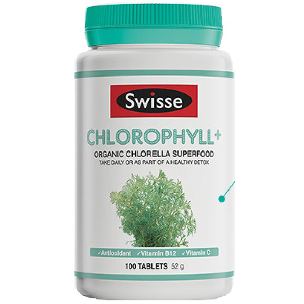 พร้อมส่ง คลอโรฟิลล์ Swisse Ultiboost Chlorophyll+ 100 เม็ด