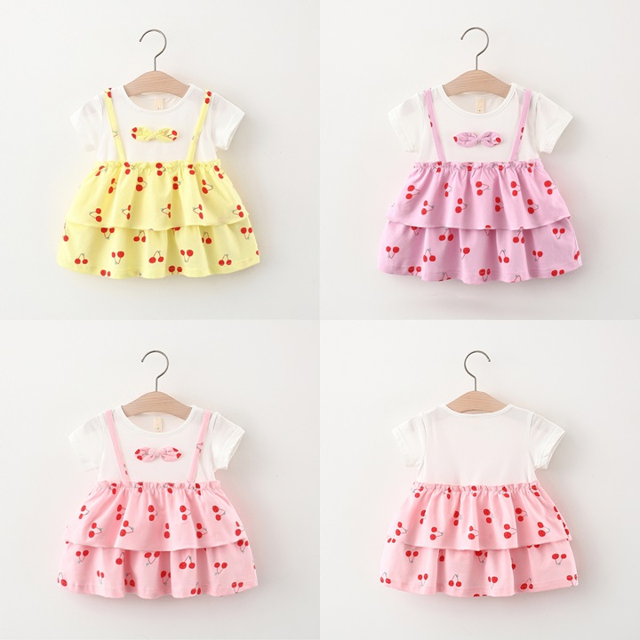 my2743 เดรส size 80-110 จำนวน 4ตัว ต่อแพ็ค