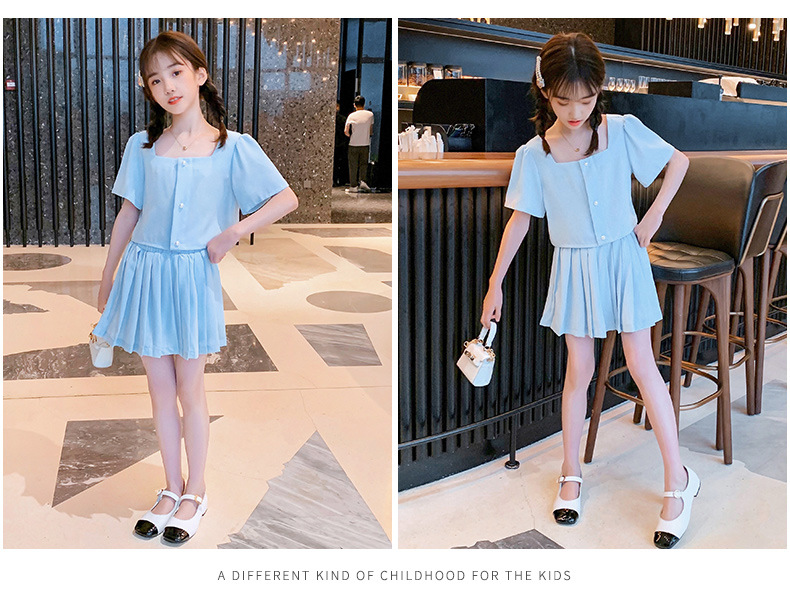dr5440 เสื้อ+กระโปรง เด็กโต 3 ตัวต่อแพ็ค 110-170 (เลือกไซส์ได้ให้ครบแพ็ค)