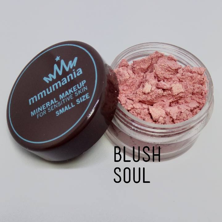 ขนาดจัดชุด MMUMANIA Mineral Makeup Blush : Satin สี Soul