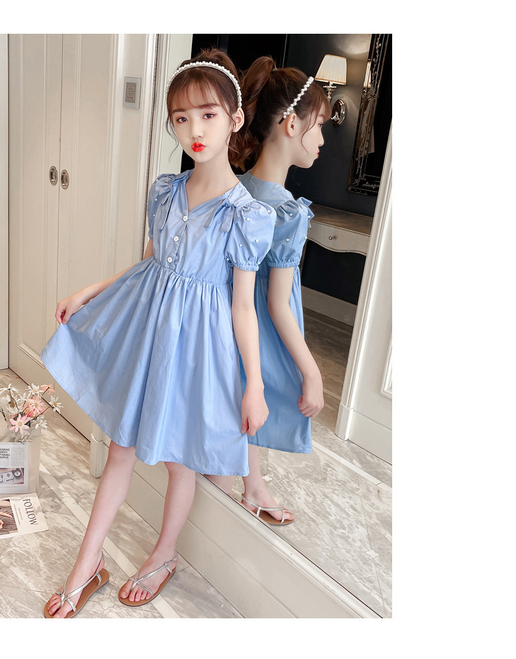 dr4999 เดรส เด็กโต 3 ตัวต่อแพ็ค 120-170 (เลือกไซส์ได้ให้ครบแพ็ค)